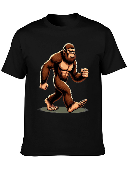 Bigfoot Graphic Tee - Cryptid Walking Funny T-Shirt