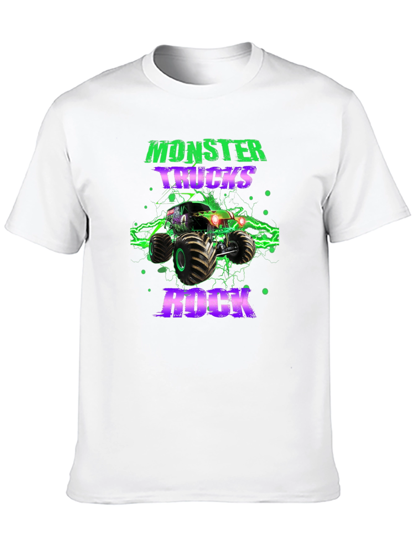 Monster Truck Rock Graphic T-Shirt