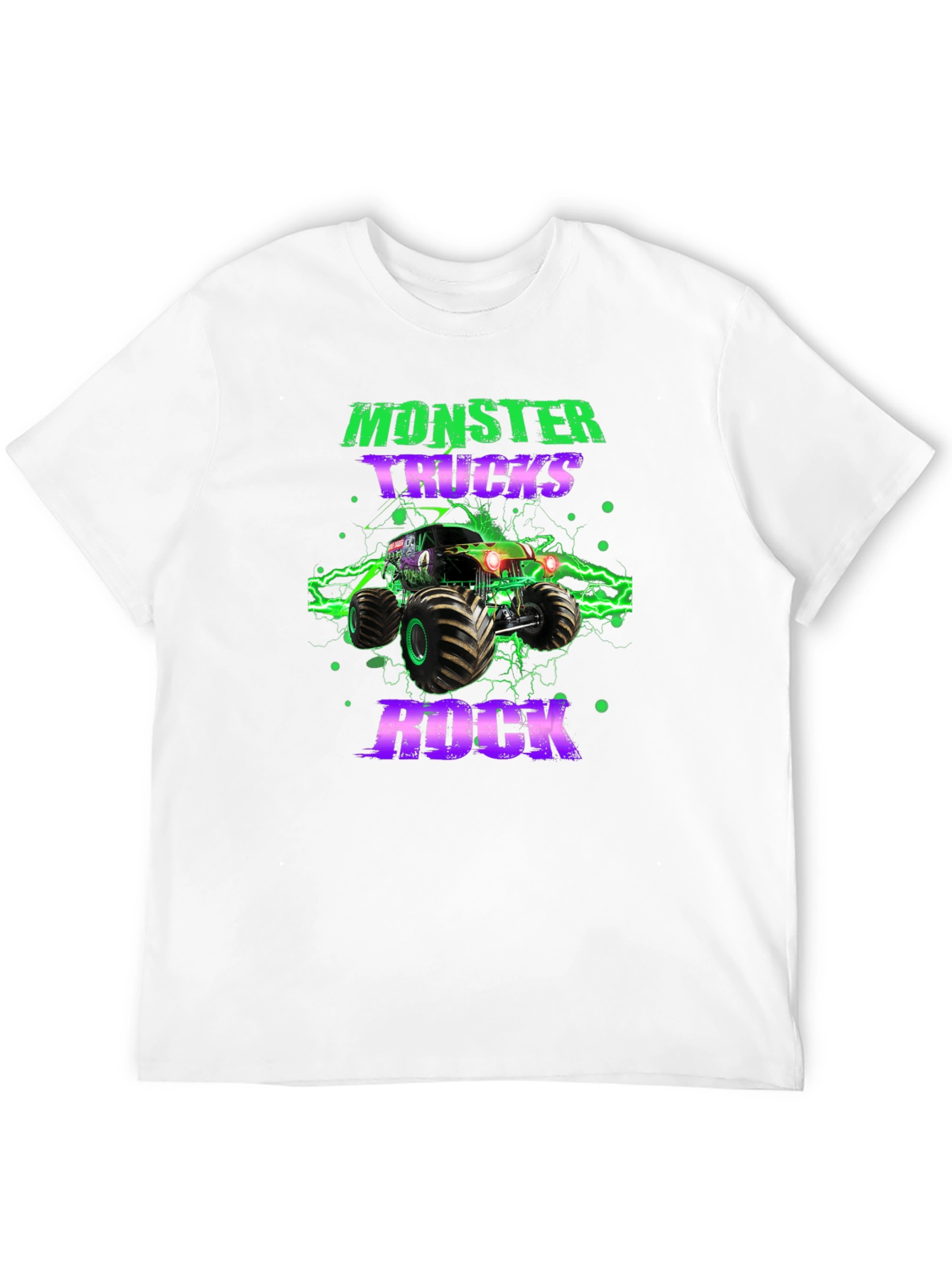 Monster Truck Rock Graphic T-Shirt