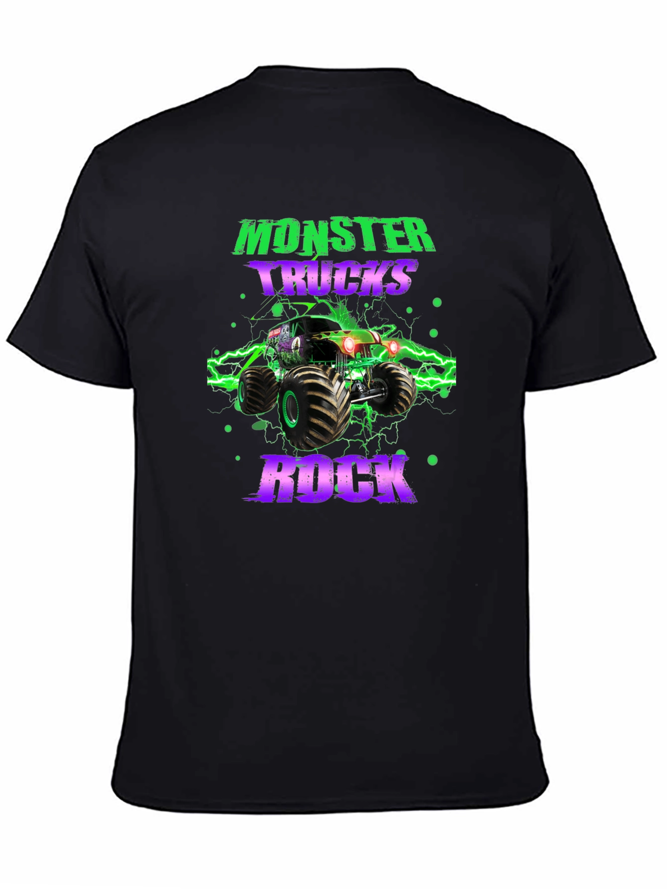 Monster Truck Rock Graphic T-Shirt