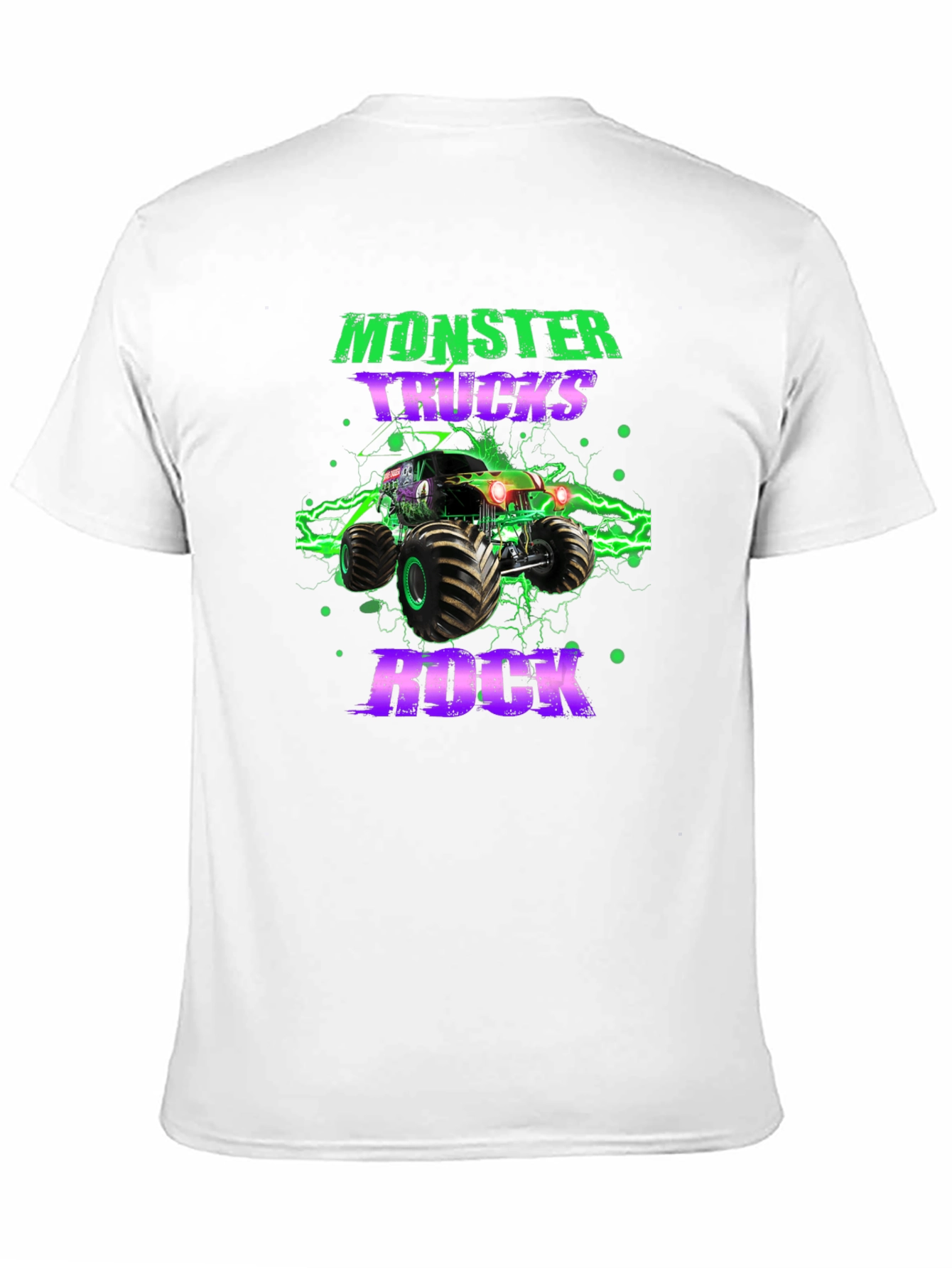 Monster Truck Rock Graphic T-Shirt