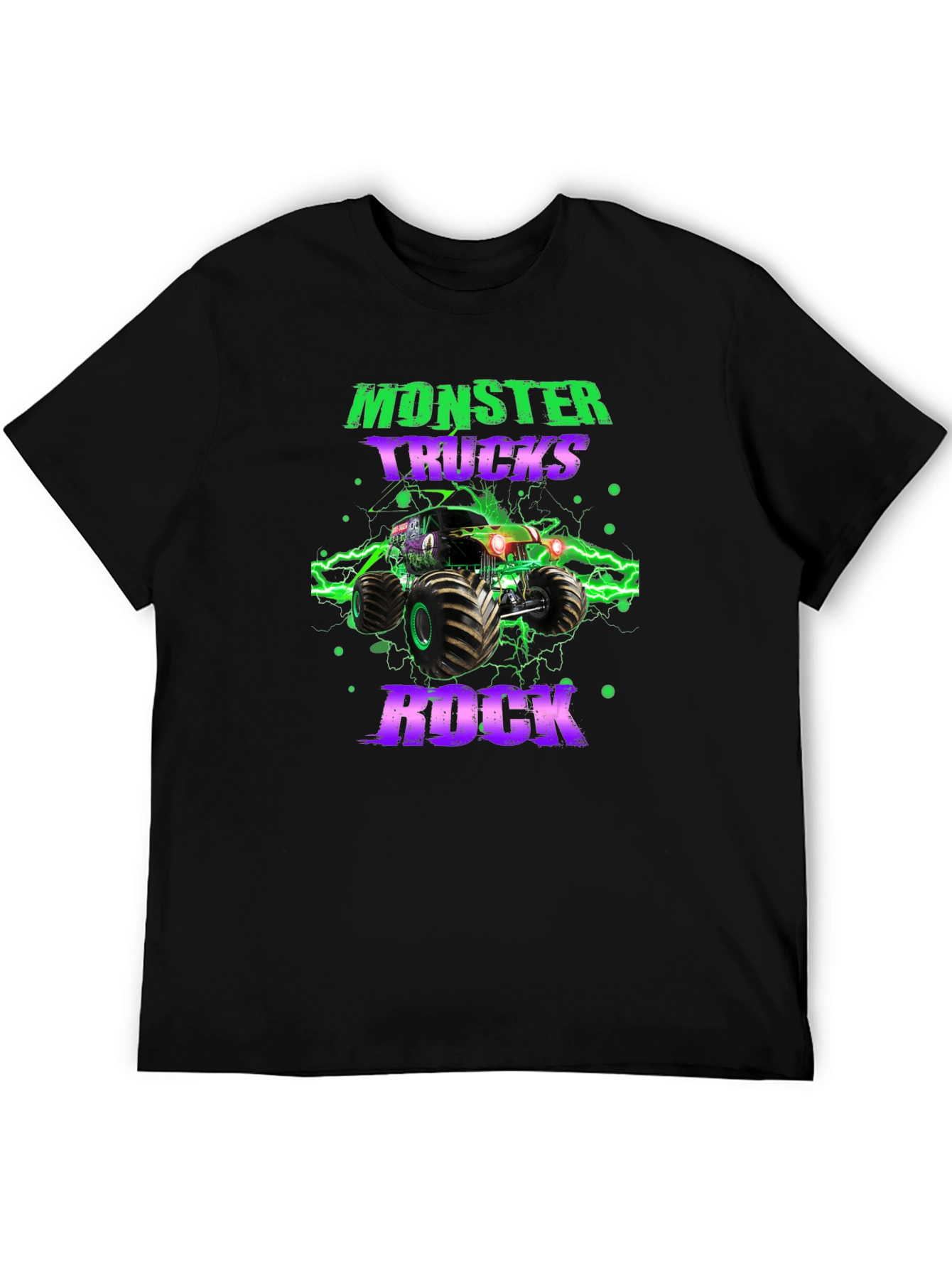 Monster Truck Rock Graphic T-Shirt