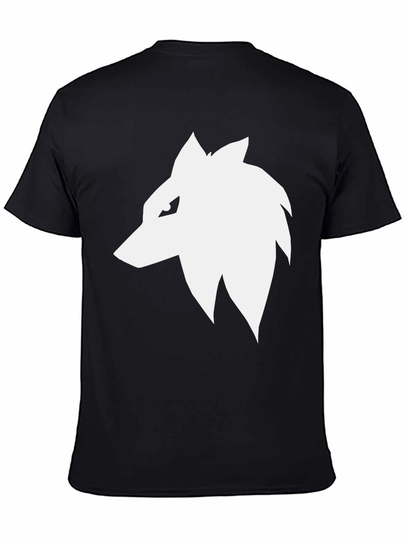 Black Wolf Head Graphic Tee
