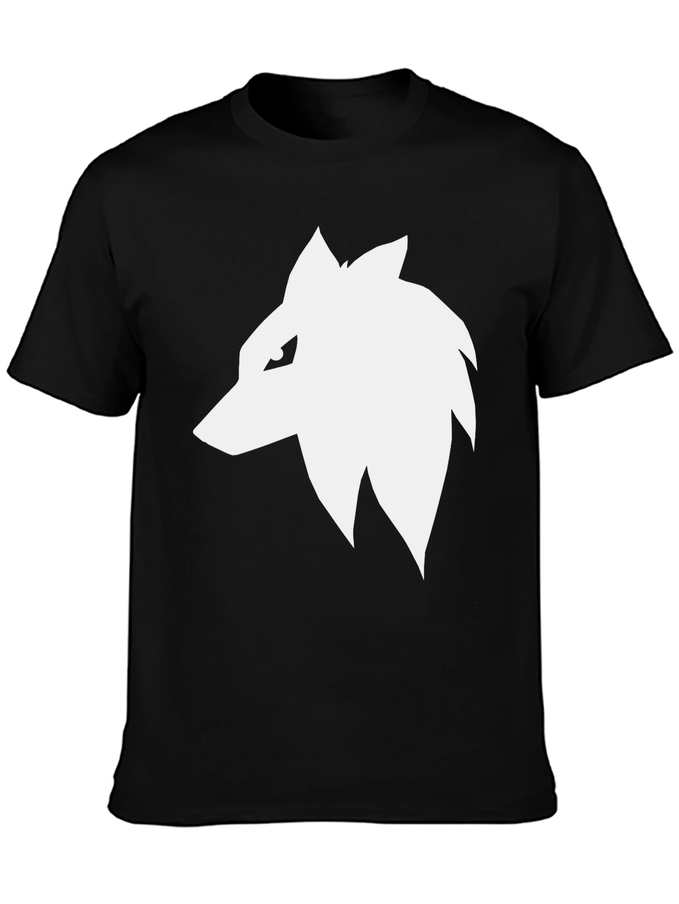 Black Wolf Head Graphic Tee