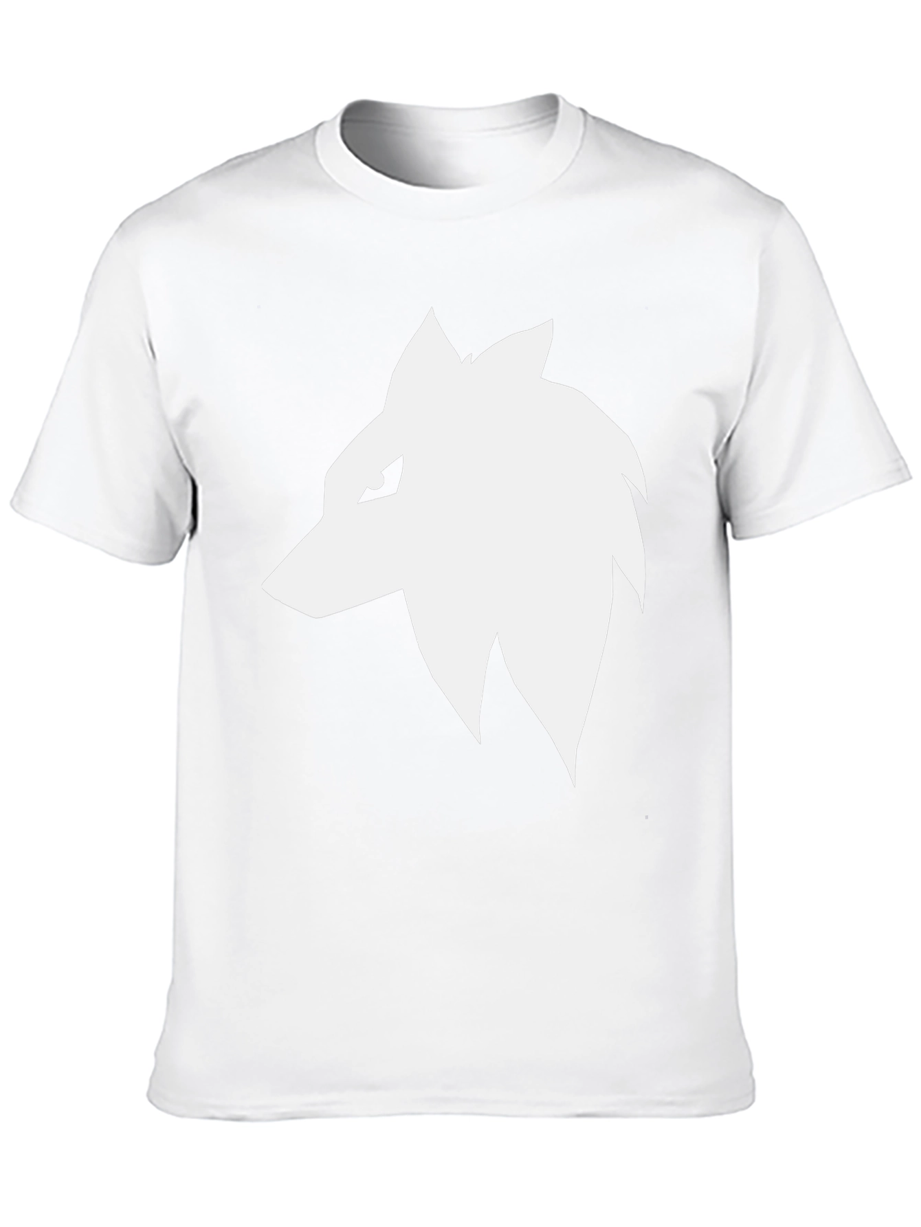 Black Wolf Head Graphic Tee