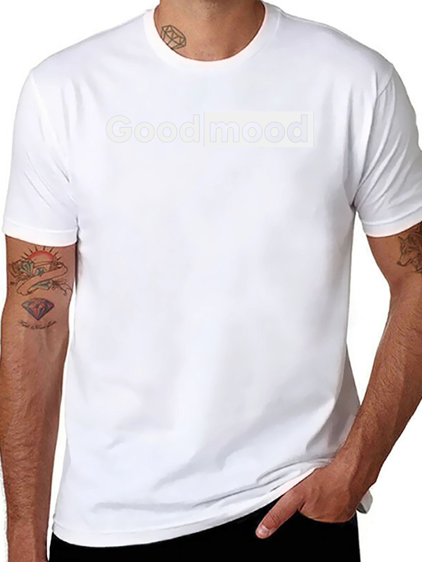 Good Mood Black Graphic Tee