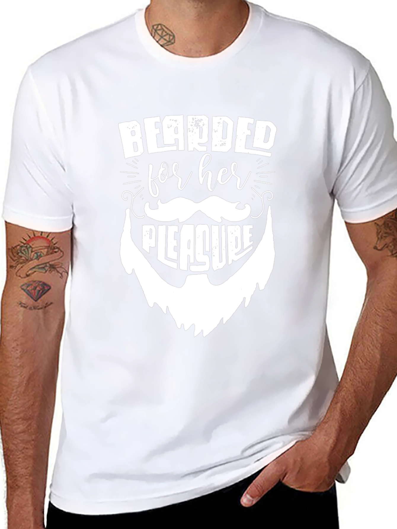 Bearded for Her Pleasure Graphic Tee