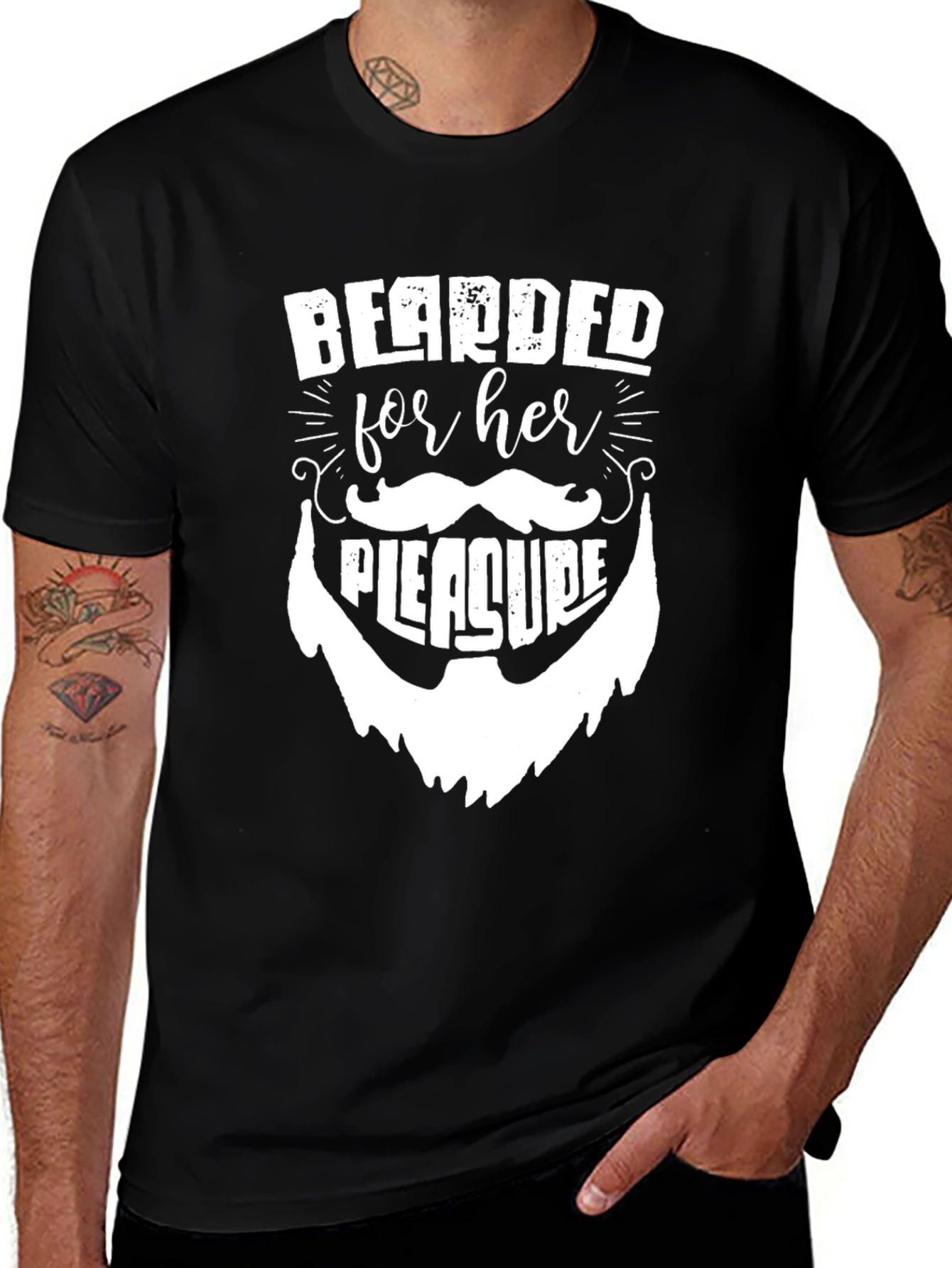 Bearded for Her Pleasure Graphic Tee