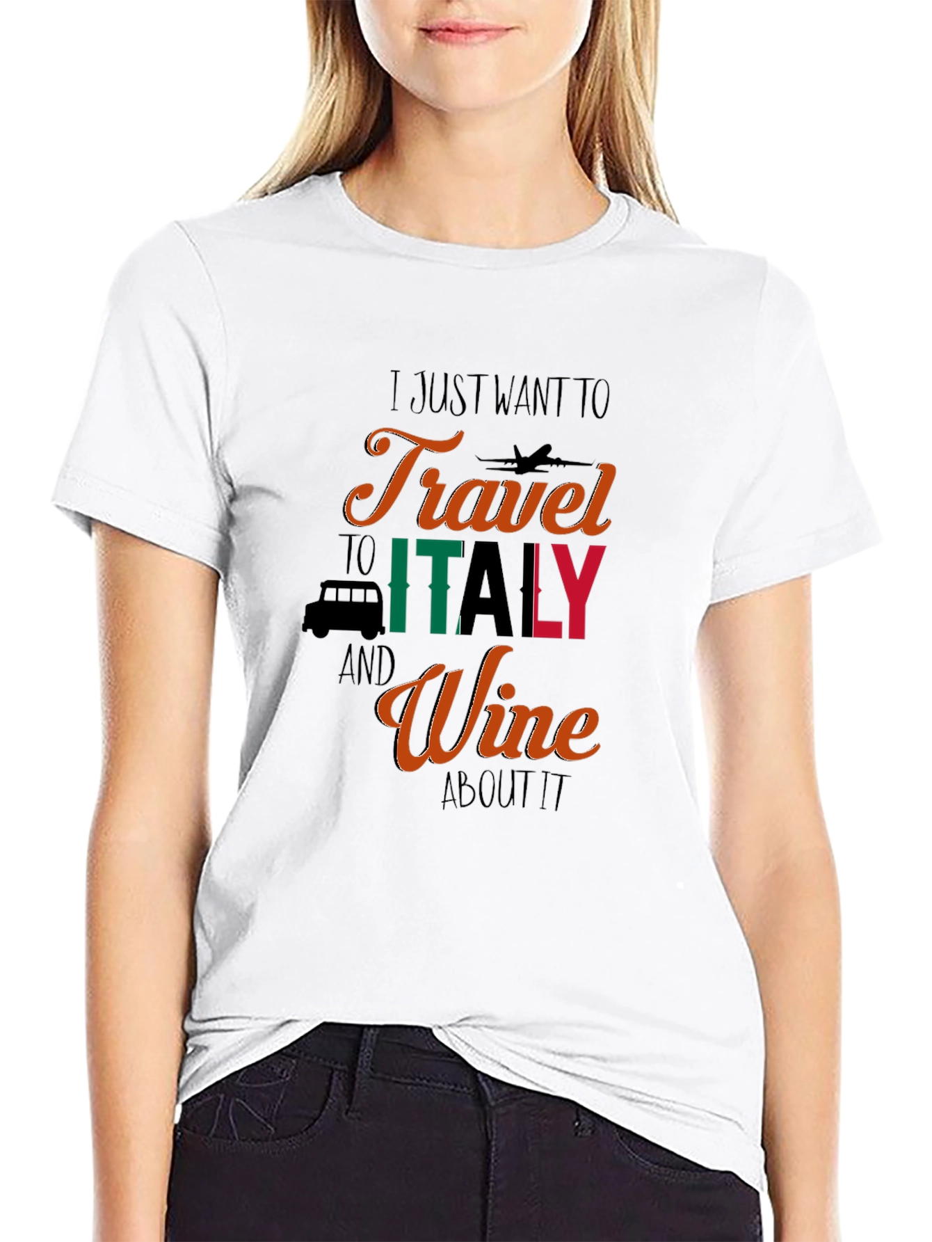 Travel to Italy Wine T-Shirt