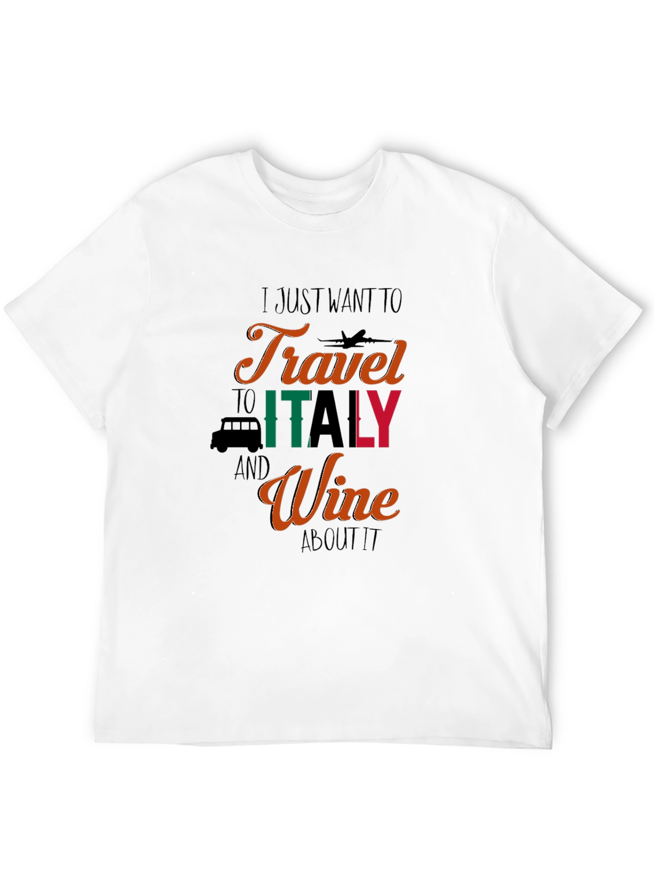 Travel to Italy Wine T-Shirt