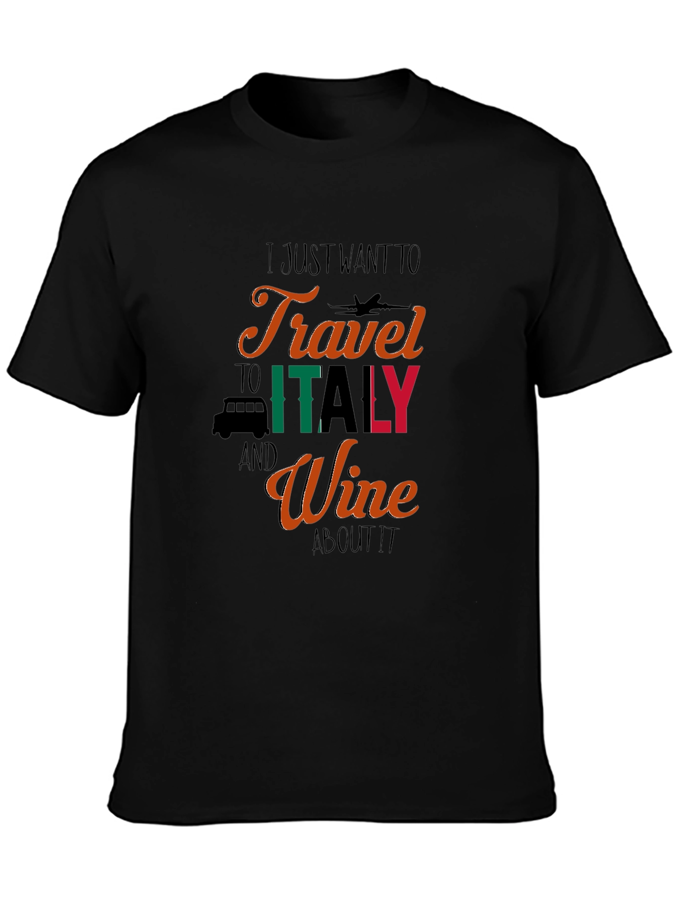 Travel to Italy Wine T-Shirt