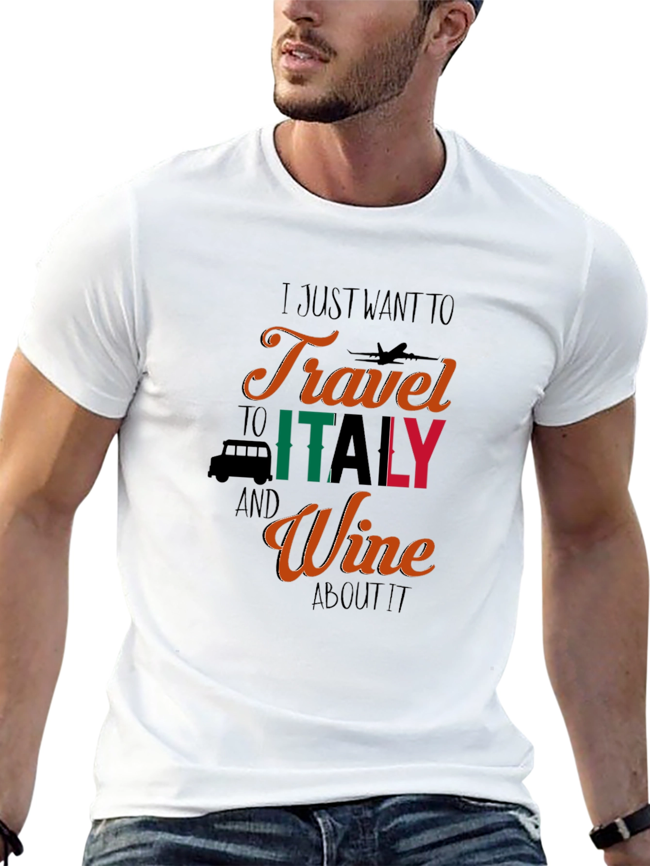 Travel to Italy Wine T-Shirt