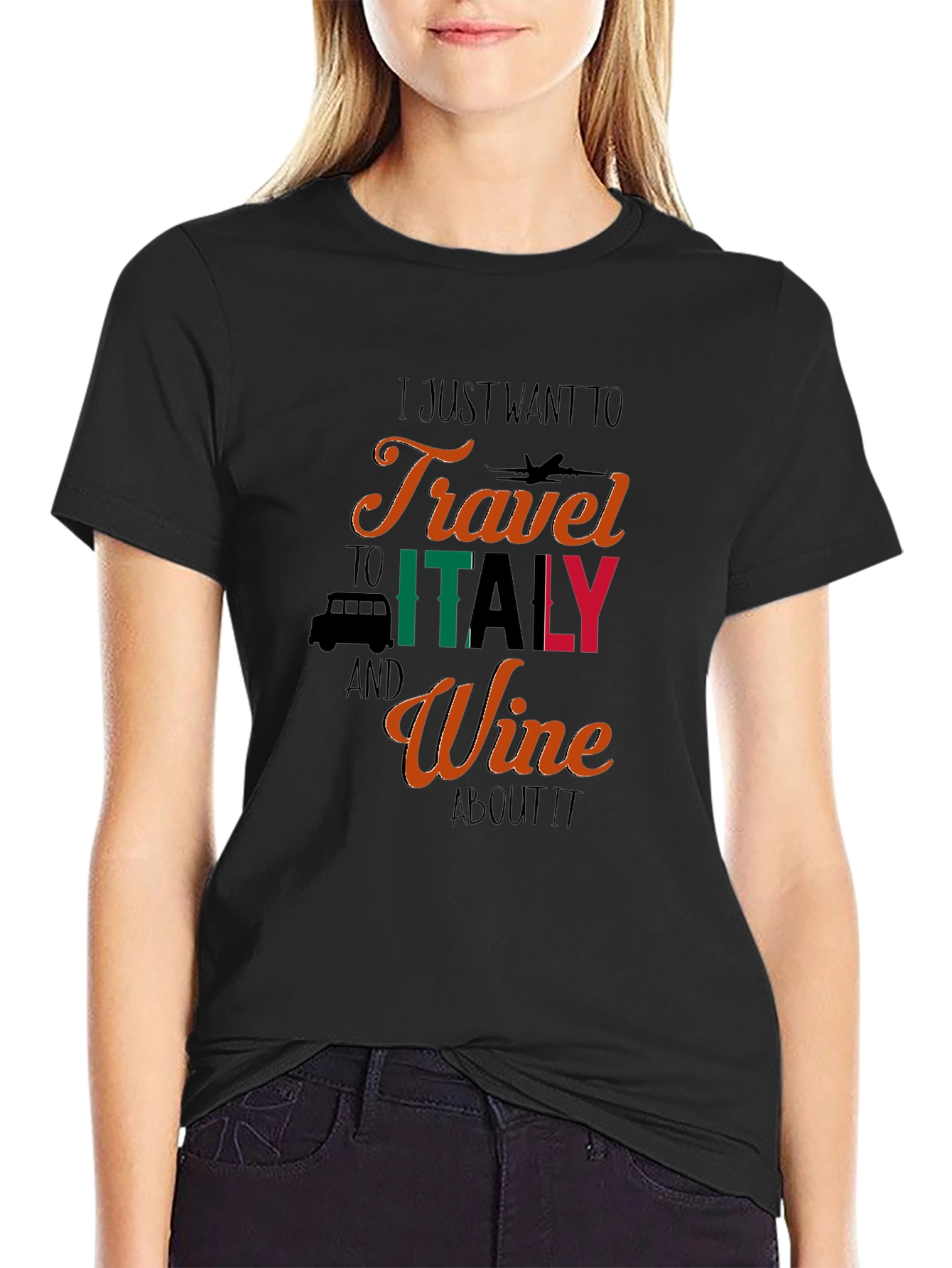 Travel to Italy Wine T-Shirt