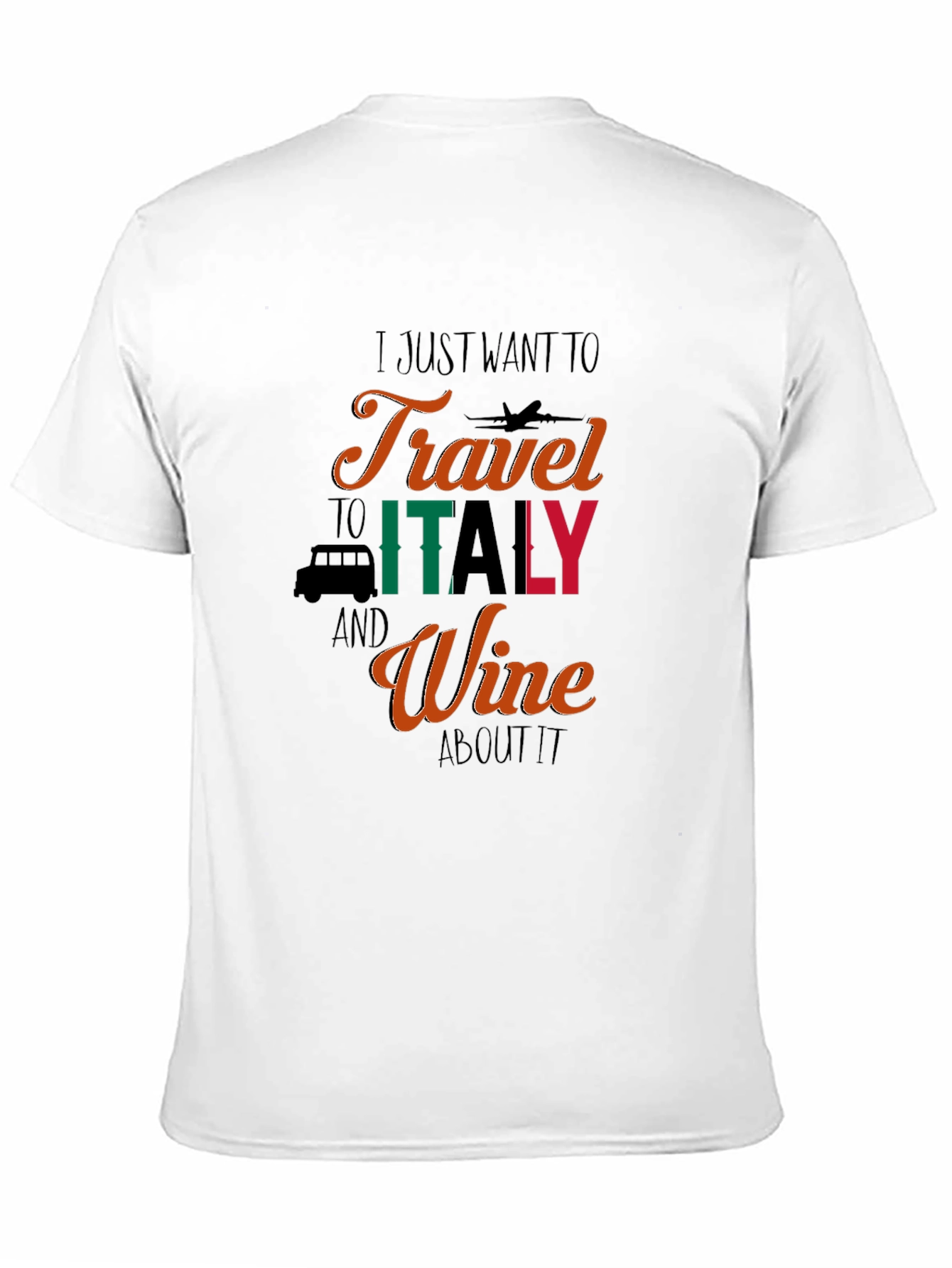 Travel to Italy Wine T-Shirt