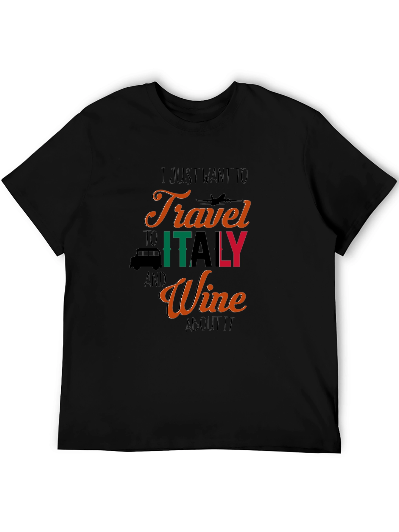 Travel to Italy Wine T-Shirt