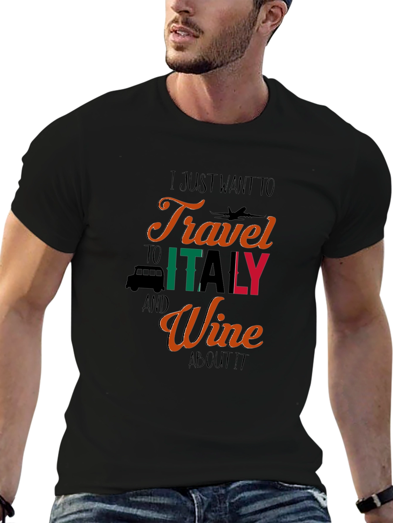 Travel to Italy Wine T-Shirt