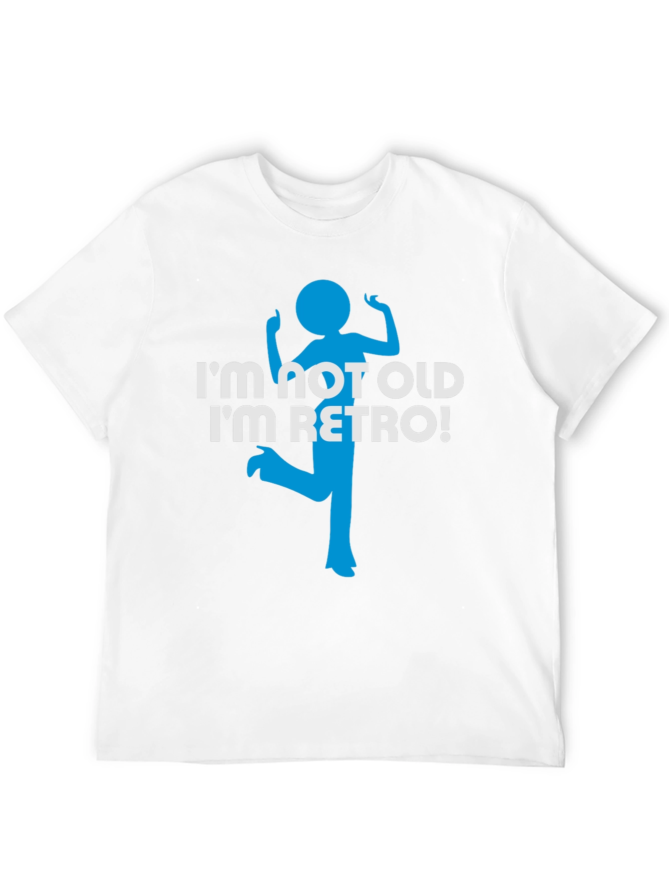 Im Not Old Im Retro! Black T-Shirt