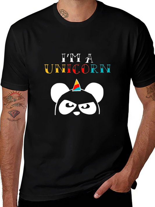 Im A Unicorn Black T-Shirt