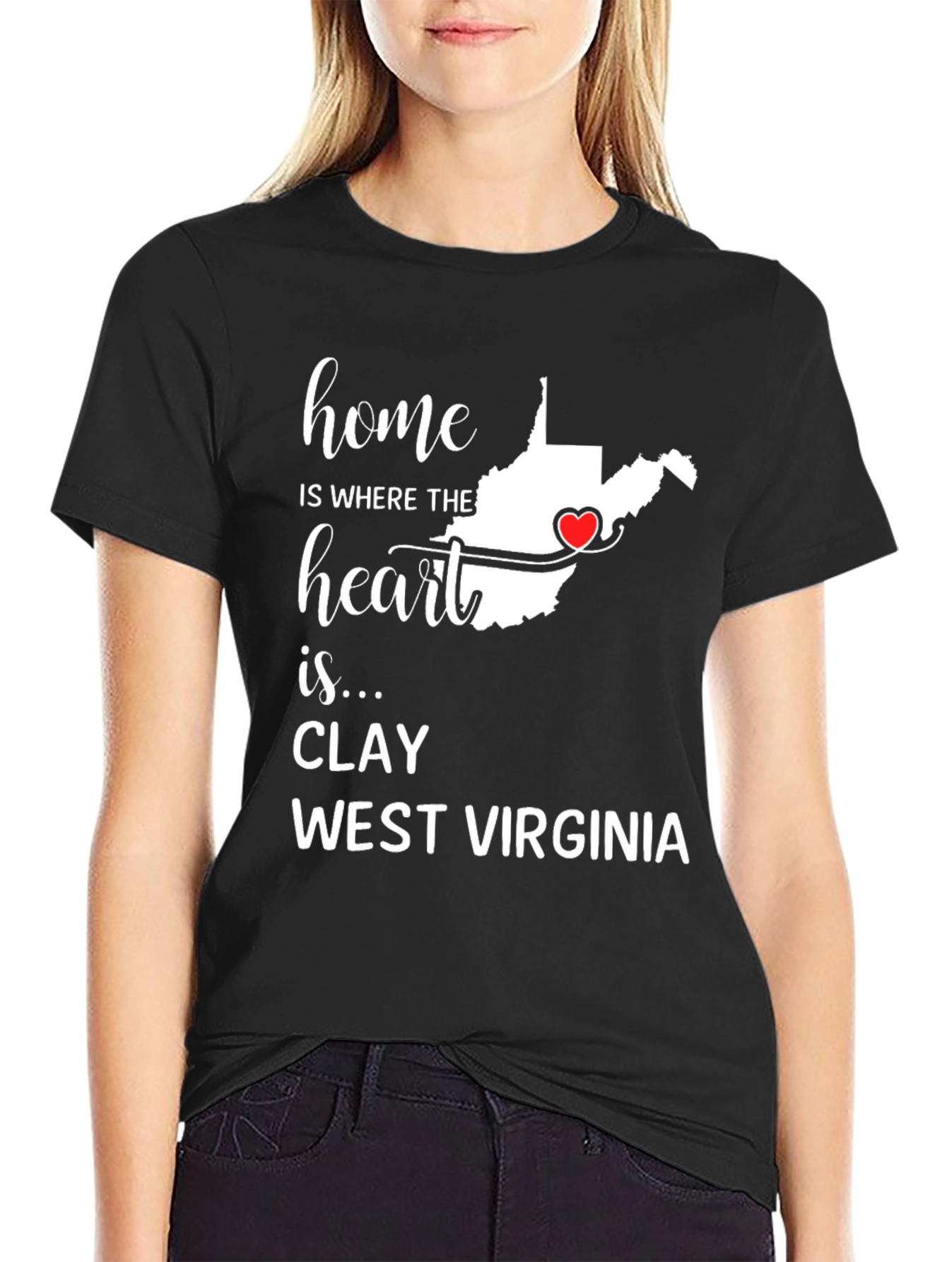 West Virginia Home Heart T-Shirt