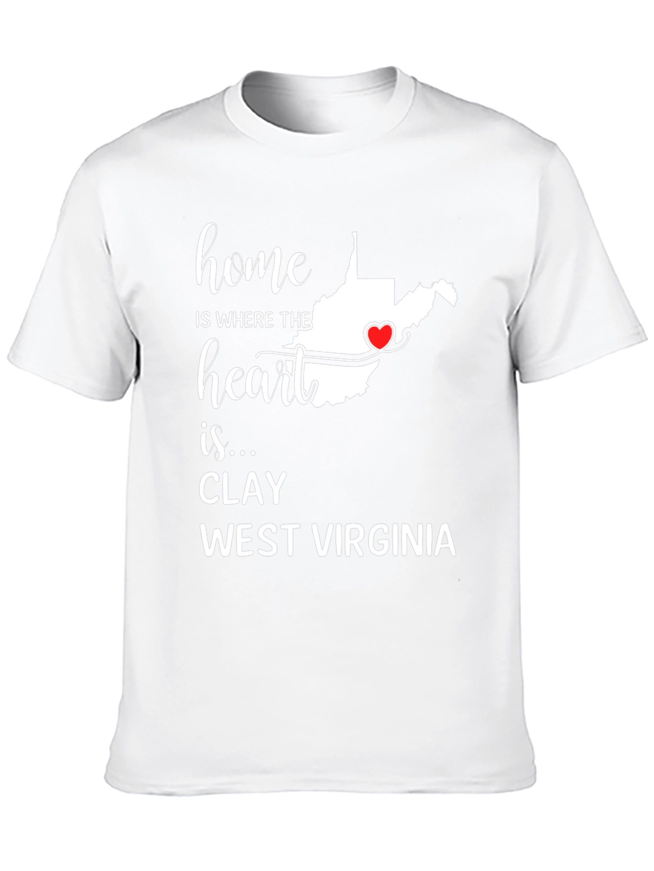 West Virginia Home Heart T-Shirt