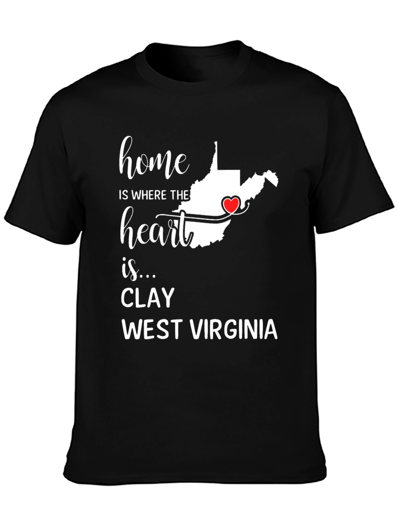 West Virginia Home Heart T-Shirt