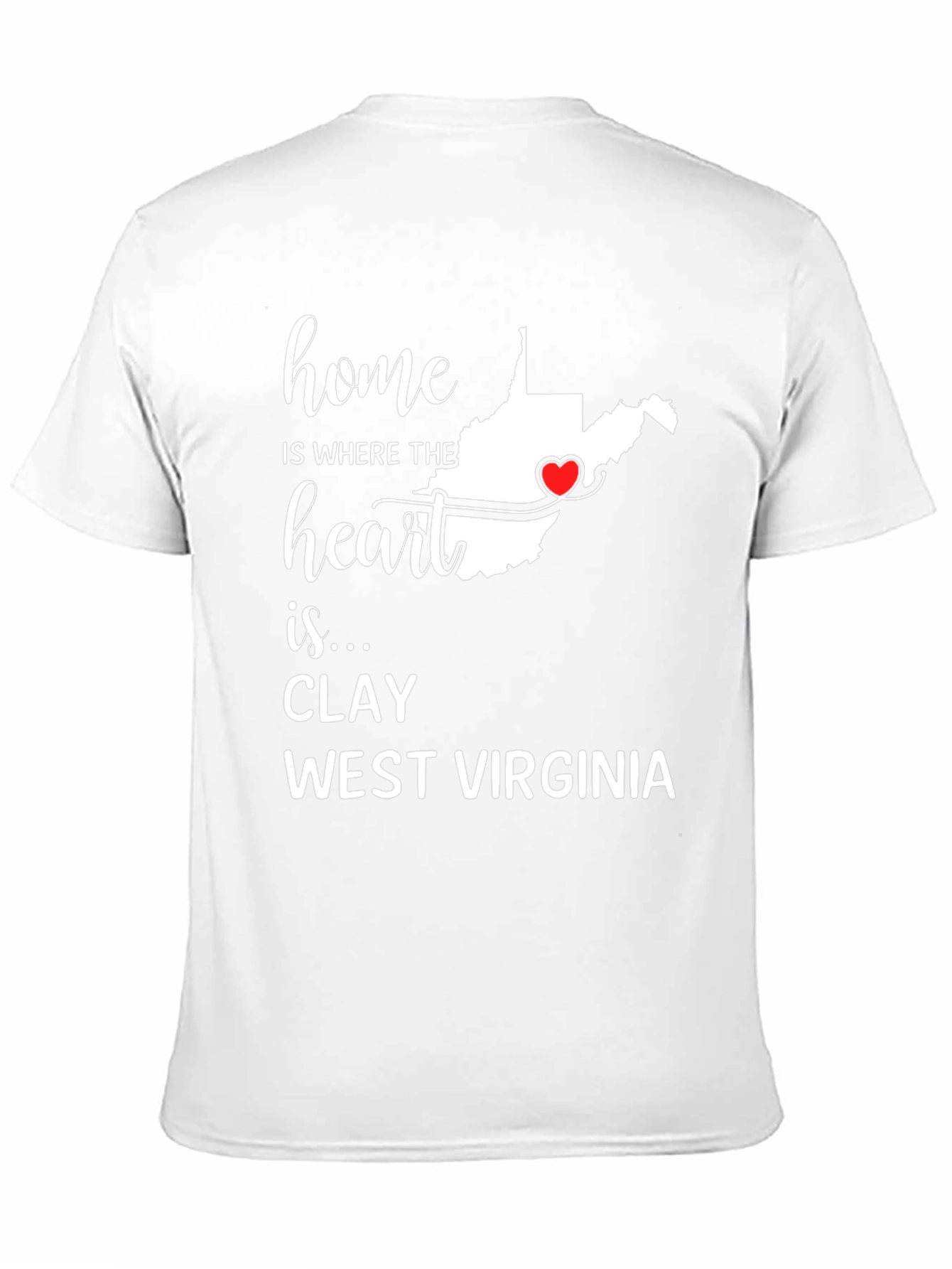 West Virginia Home Heart T-Shirt