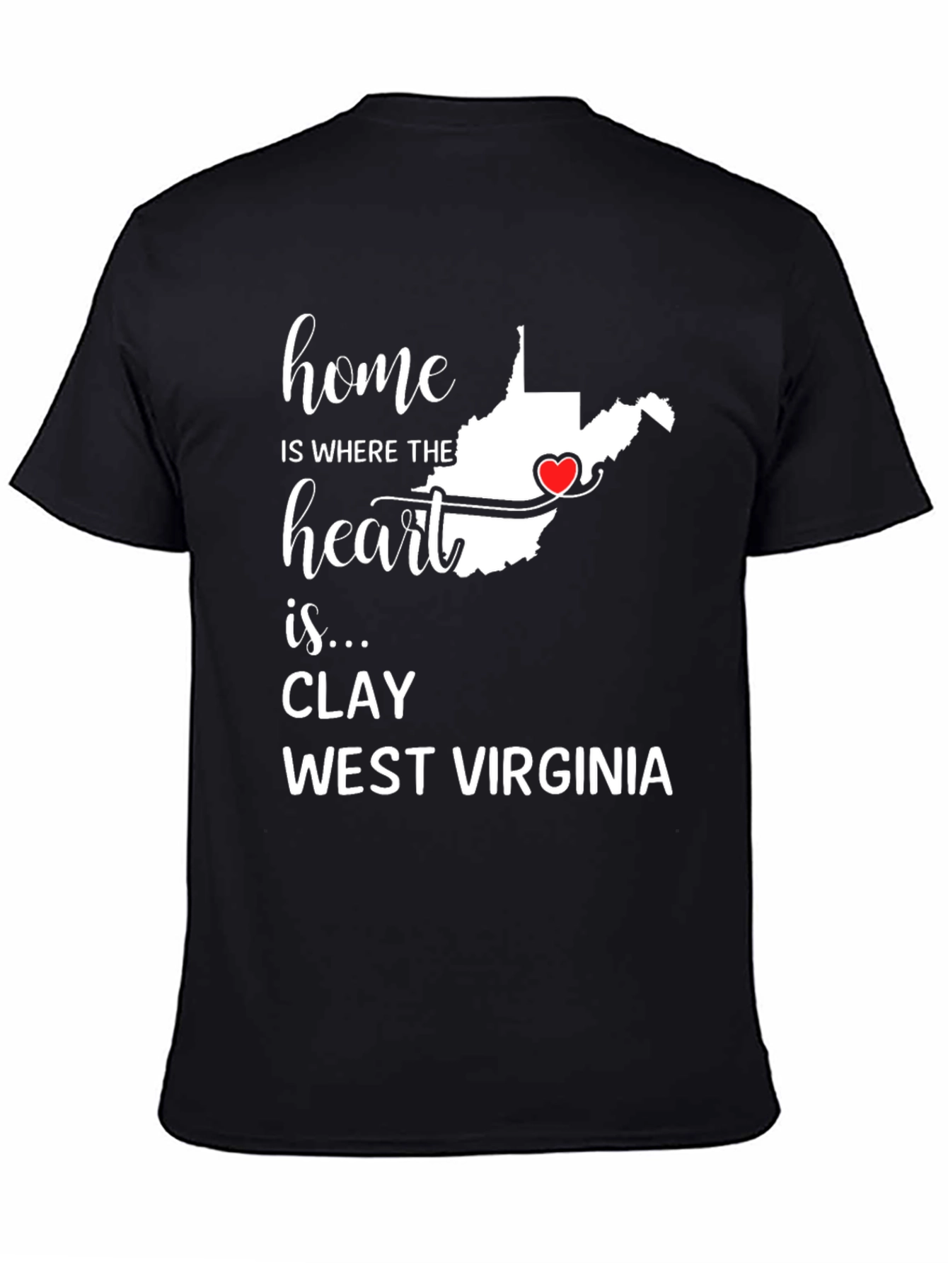 West Virginia Home Heart T-Shirt