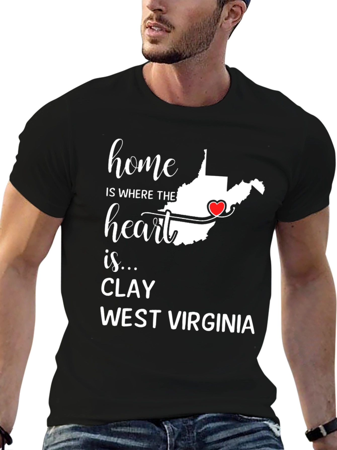 West Virginia Home Heart T-Shirt