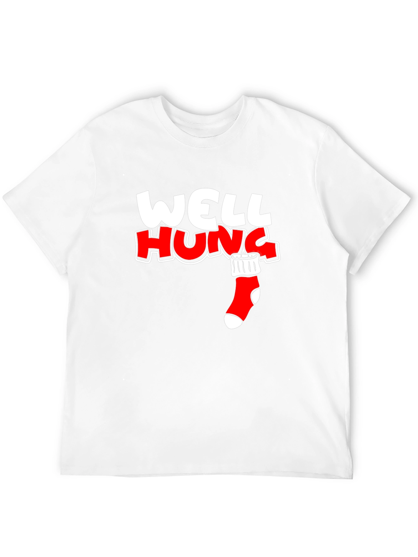 Well Hung Stocking Graphic Tee