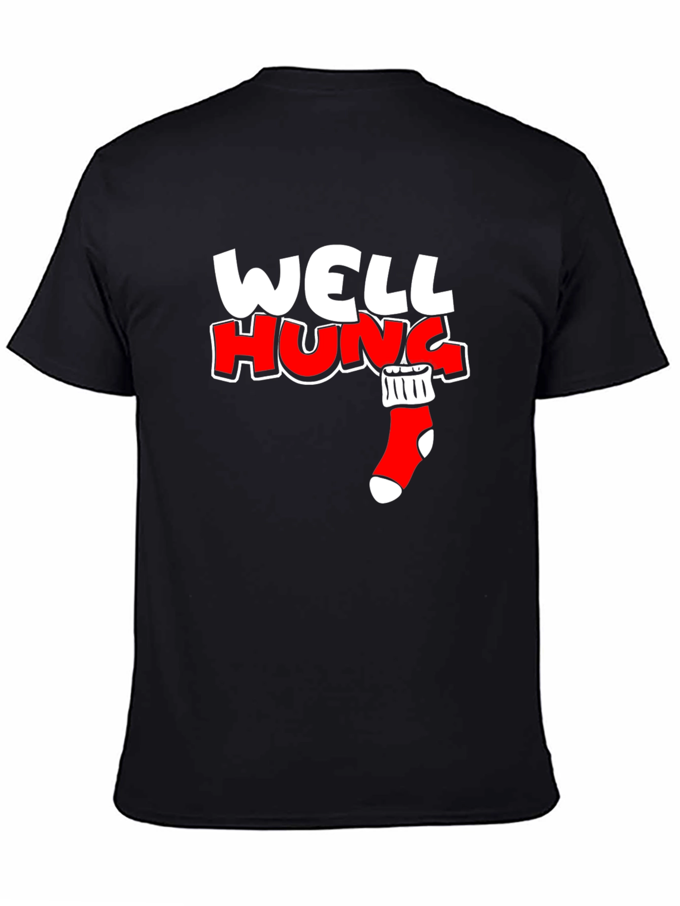 Well Hung Stocking Graphic Tee
