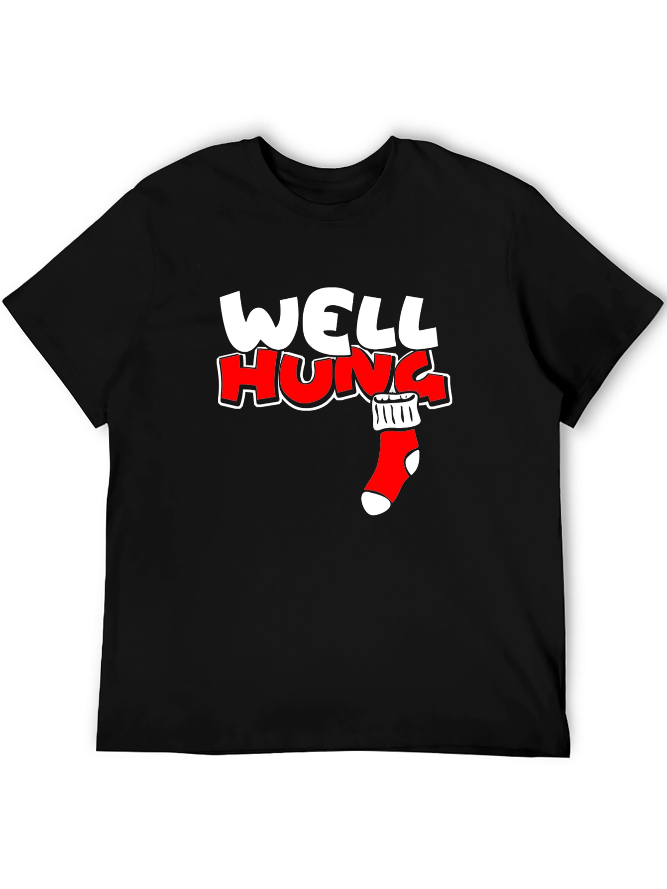 Well Hung Stocking Graphic Tee