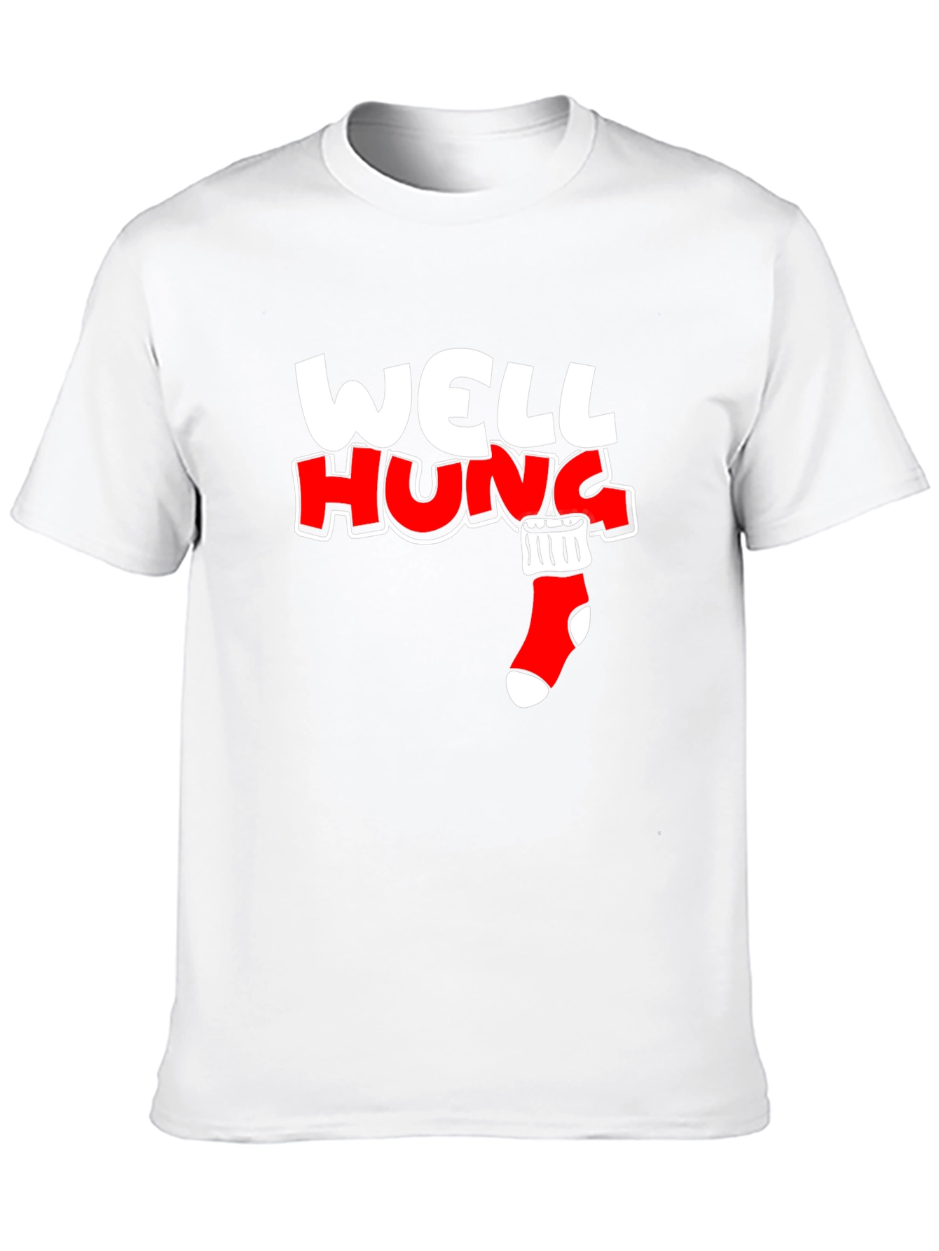 Well Hung Stocking Graphic Tee