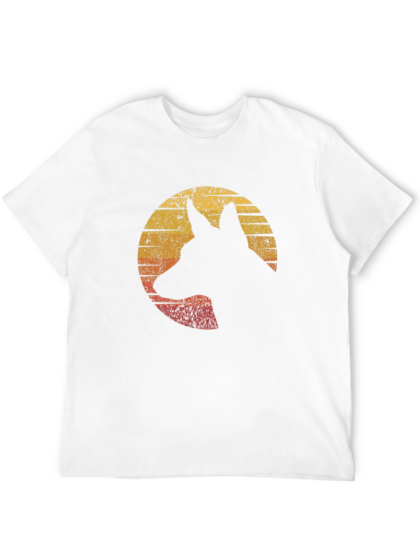 German Shepherd Silhouette Graphic Tee