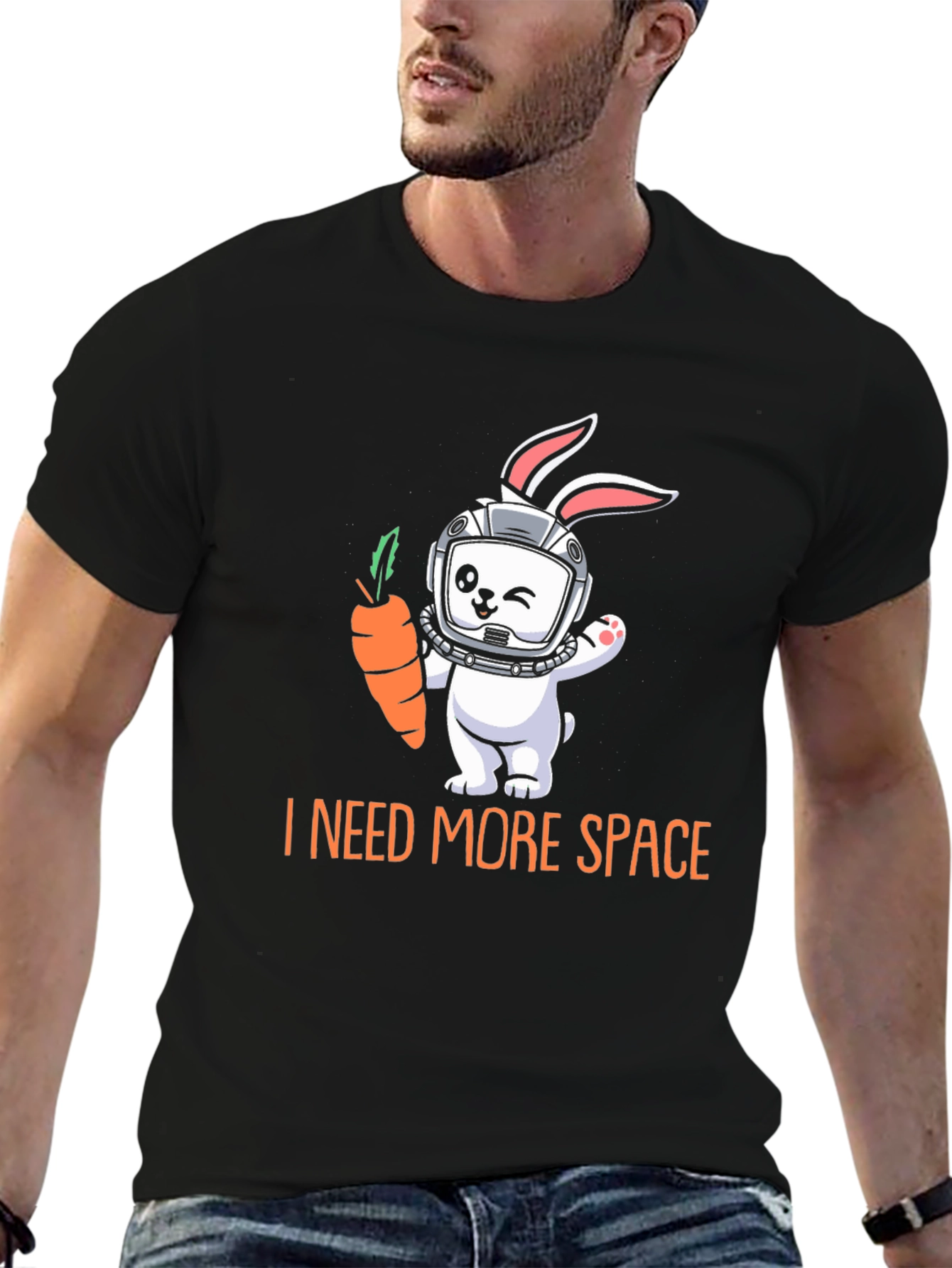 I Need More Space Rabbit Astronaut T-Shirt