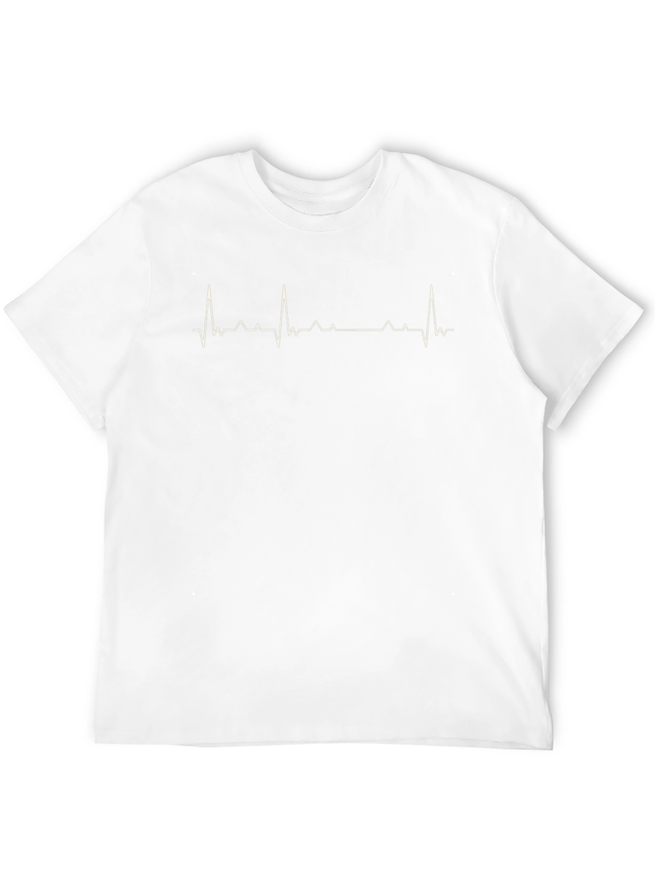 Heartbeat Graphic Black T-Shirt