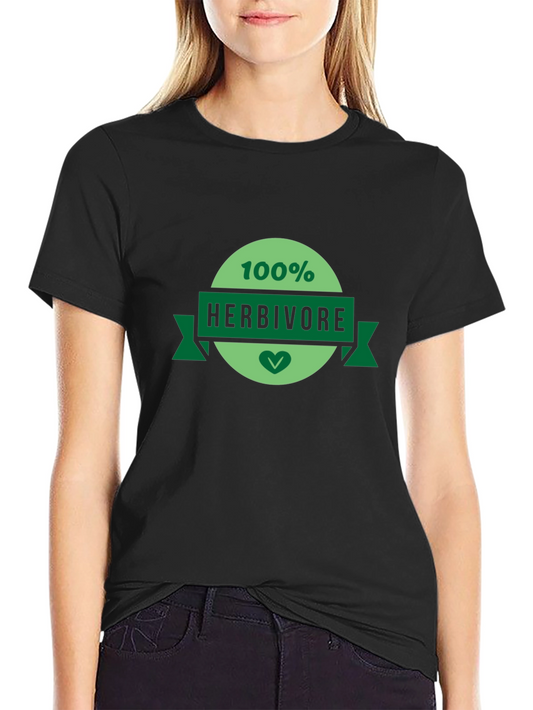 100% Herbivore Graphic T-Shirt - Vegan Friendly Apparel