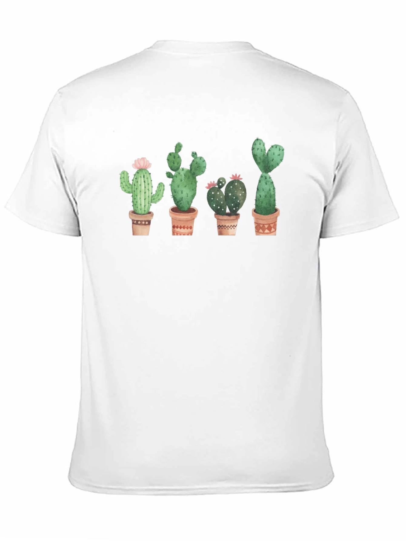 Cactus Plant Graphic Black T-Shirt