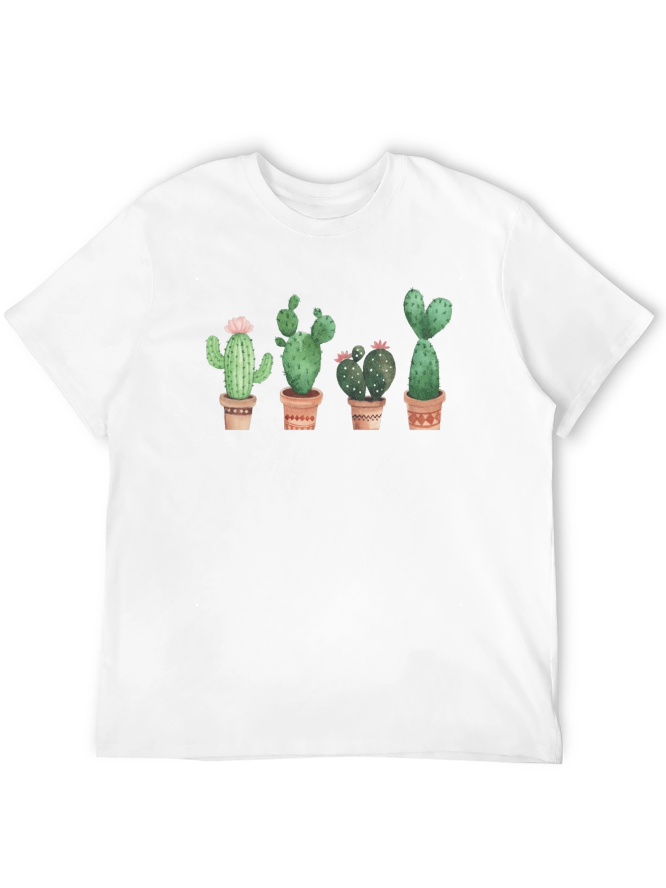 Cactus Plant Graphic Black T-Shirt