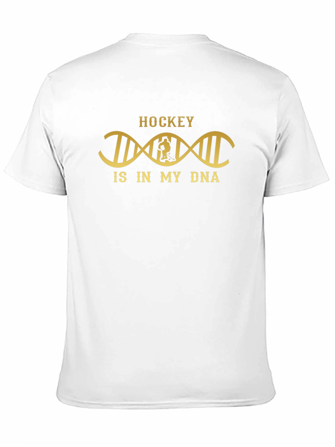 Hockey Is In My DNA Black T-Shirt