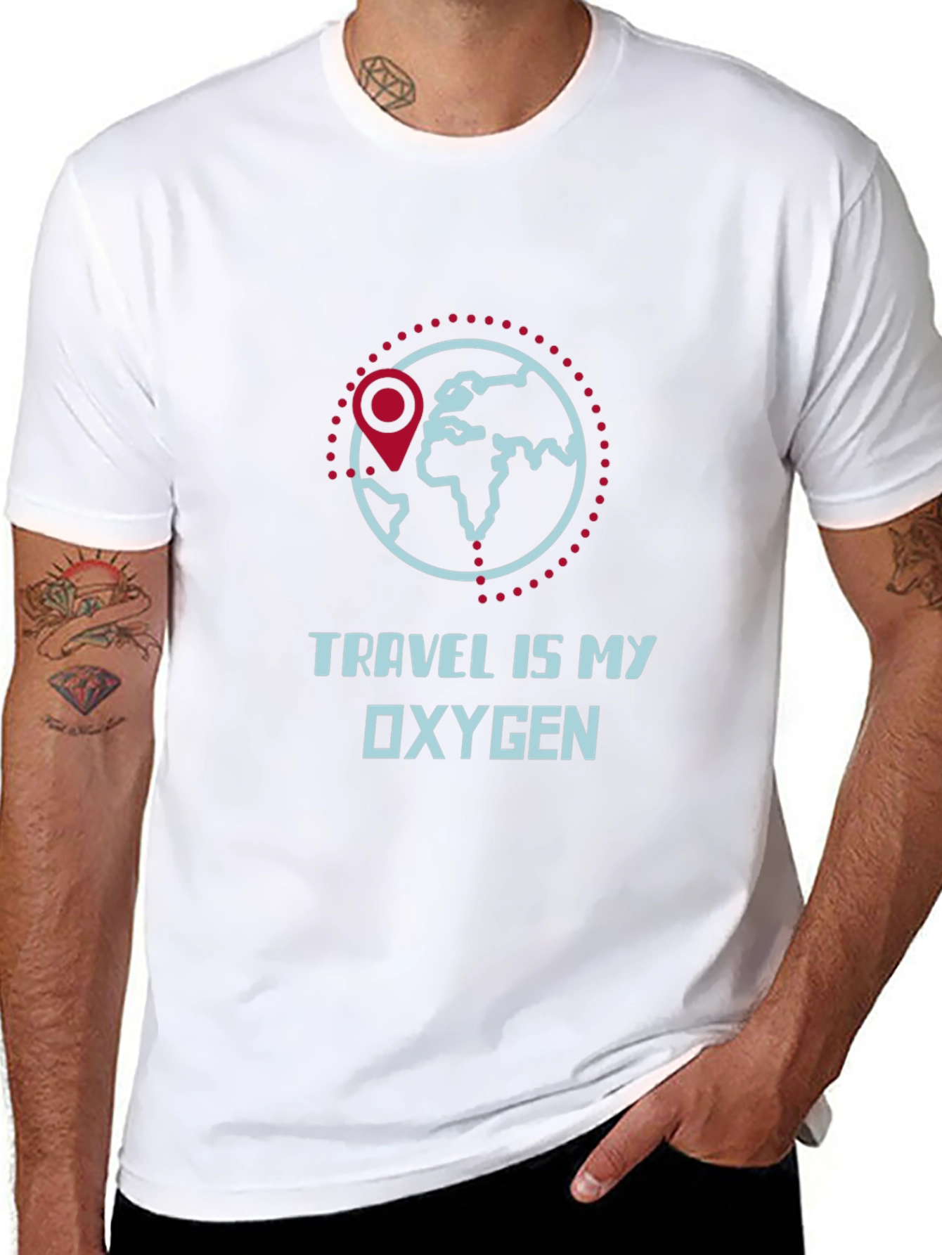 Travel Is My Oxygen Graphic Tee