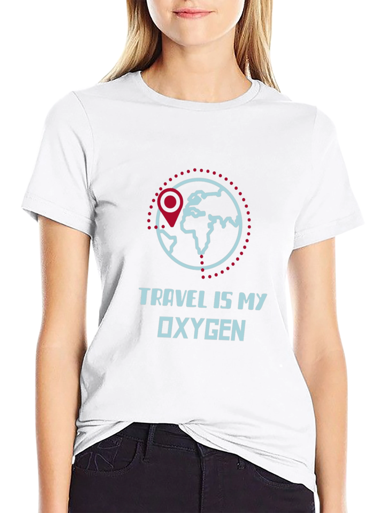 Travel Is My Oxygen Graphic Tee
