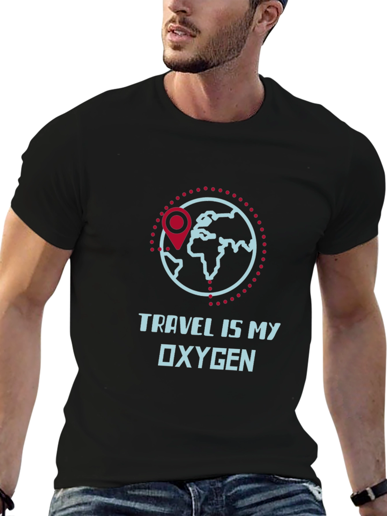 Travel Is My Oxygen Graphic Tee