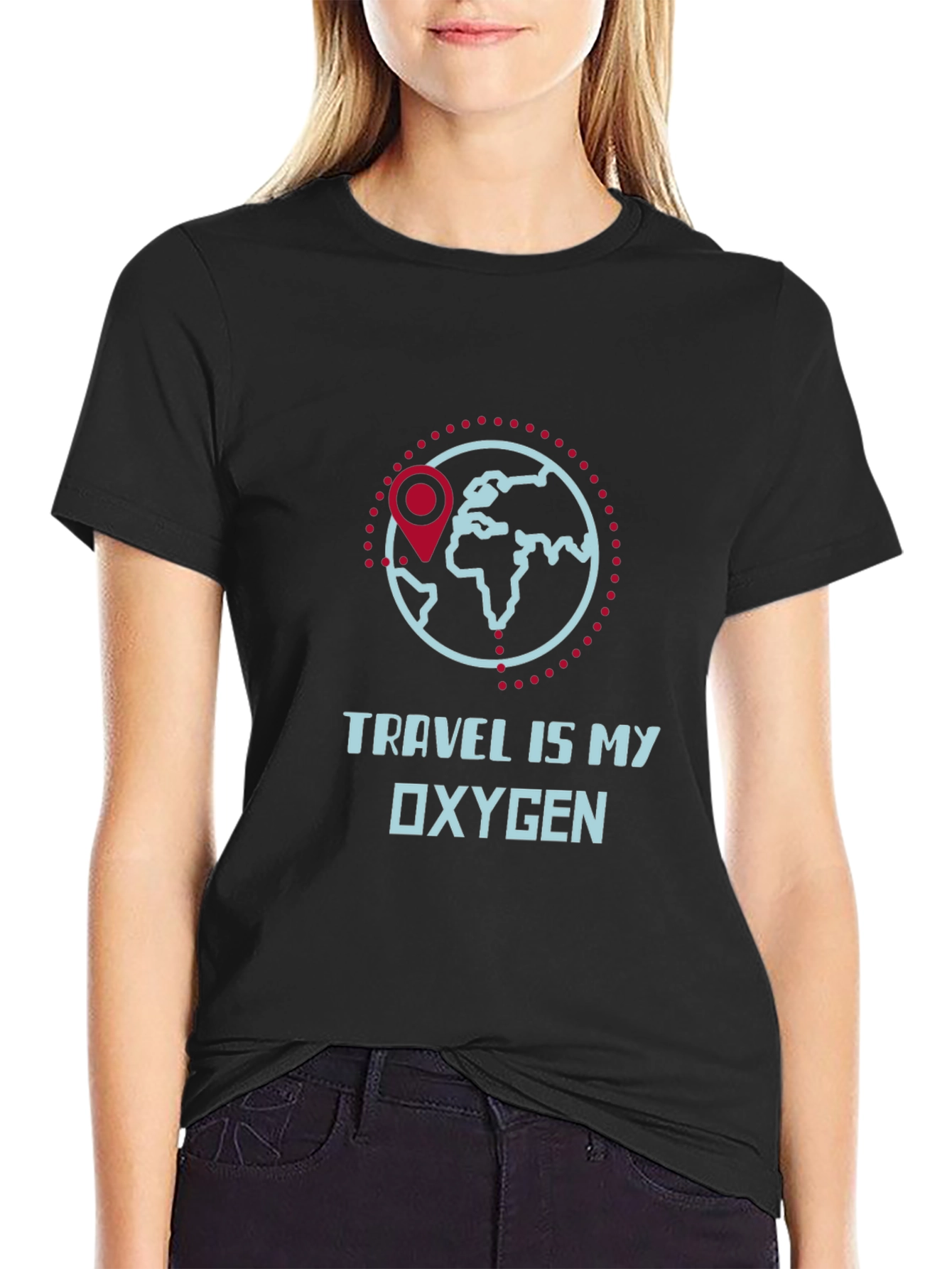 Travel Is My Oxygen Graphic Tee
