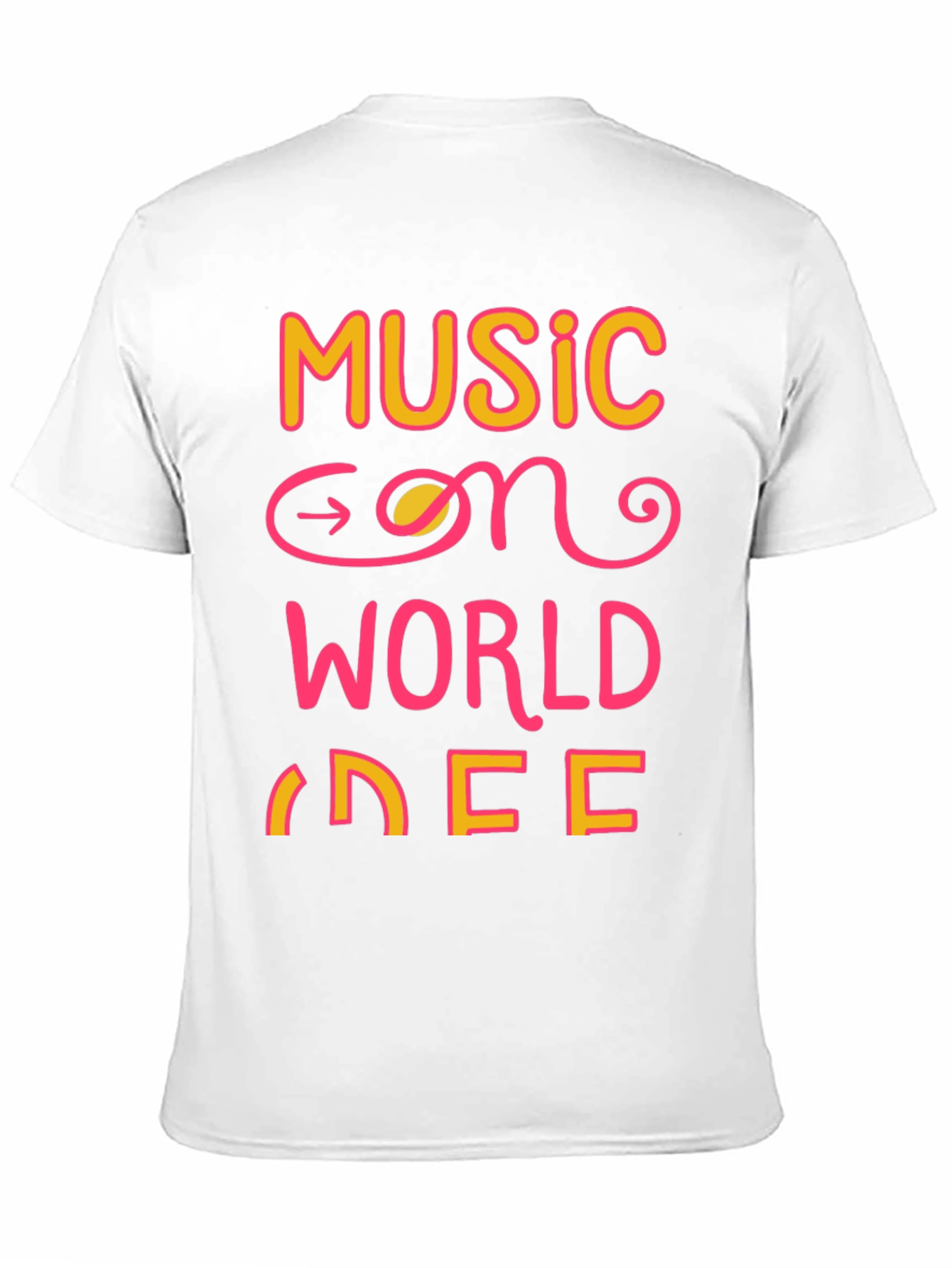 Music On World Off Graphic Tee