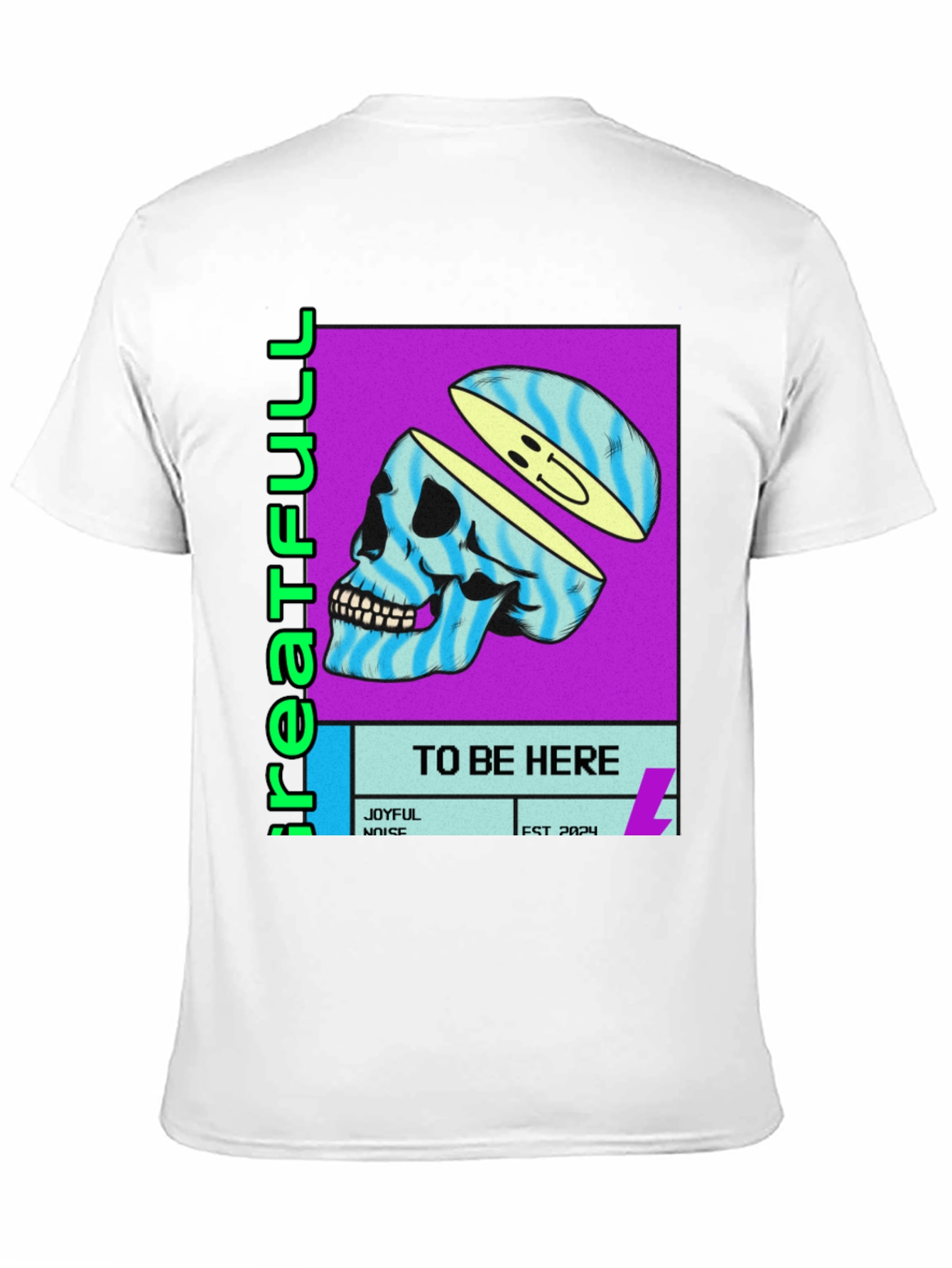 Greatefull Skull Graphic T-Shirt