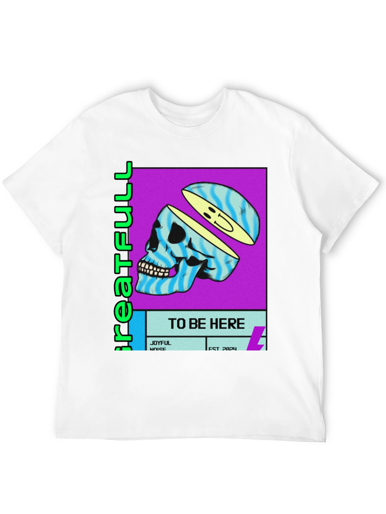 Greatefull Skull Graphic T-Shirt