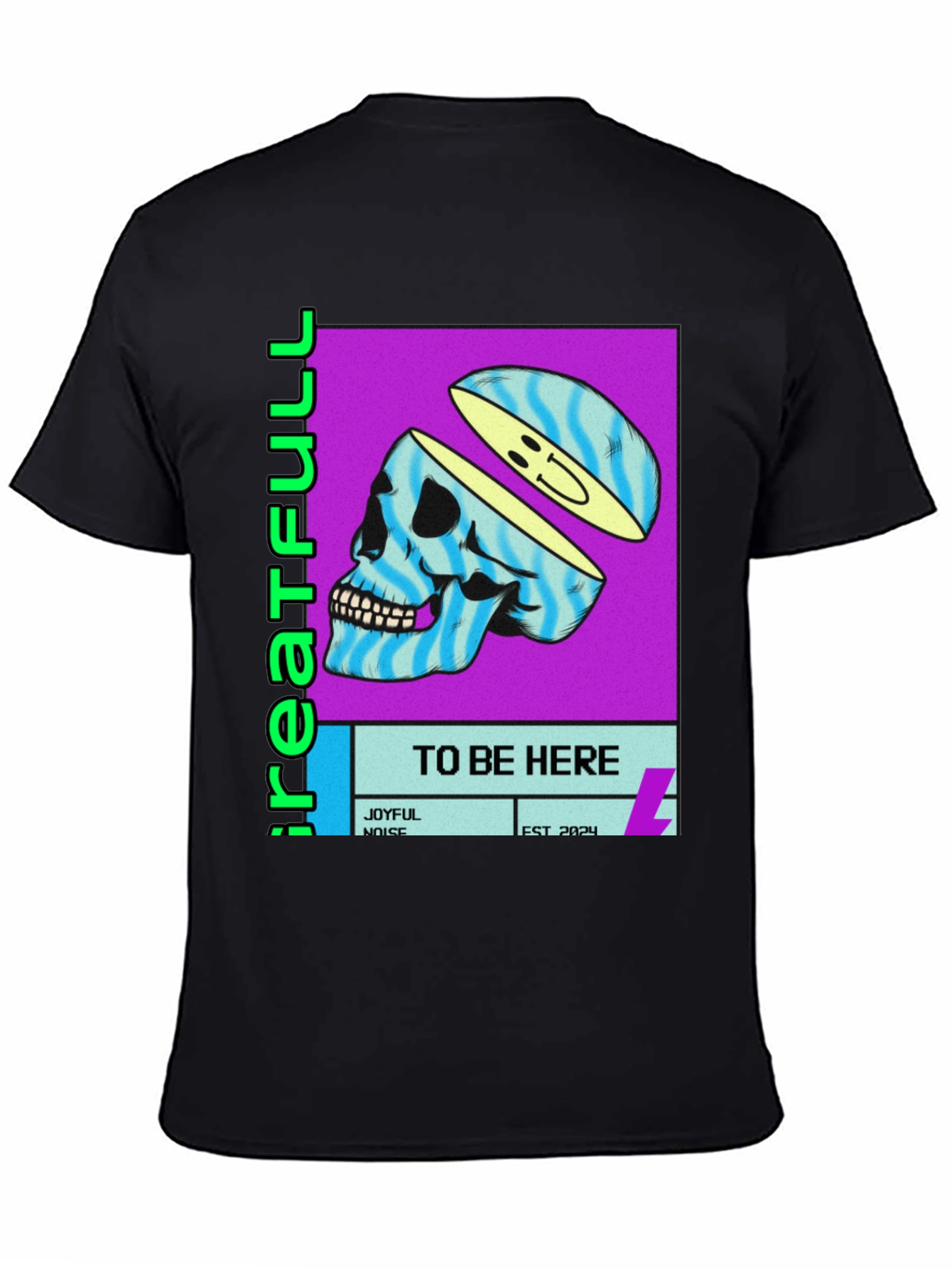 Greatefull Skull Graphic T-Shirt