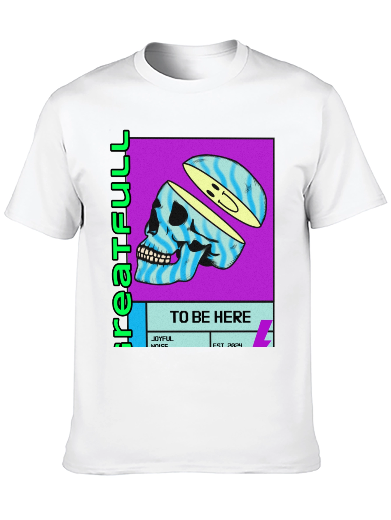 Greatefull Skull Graphic T-Shirt