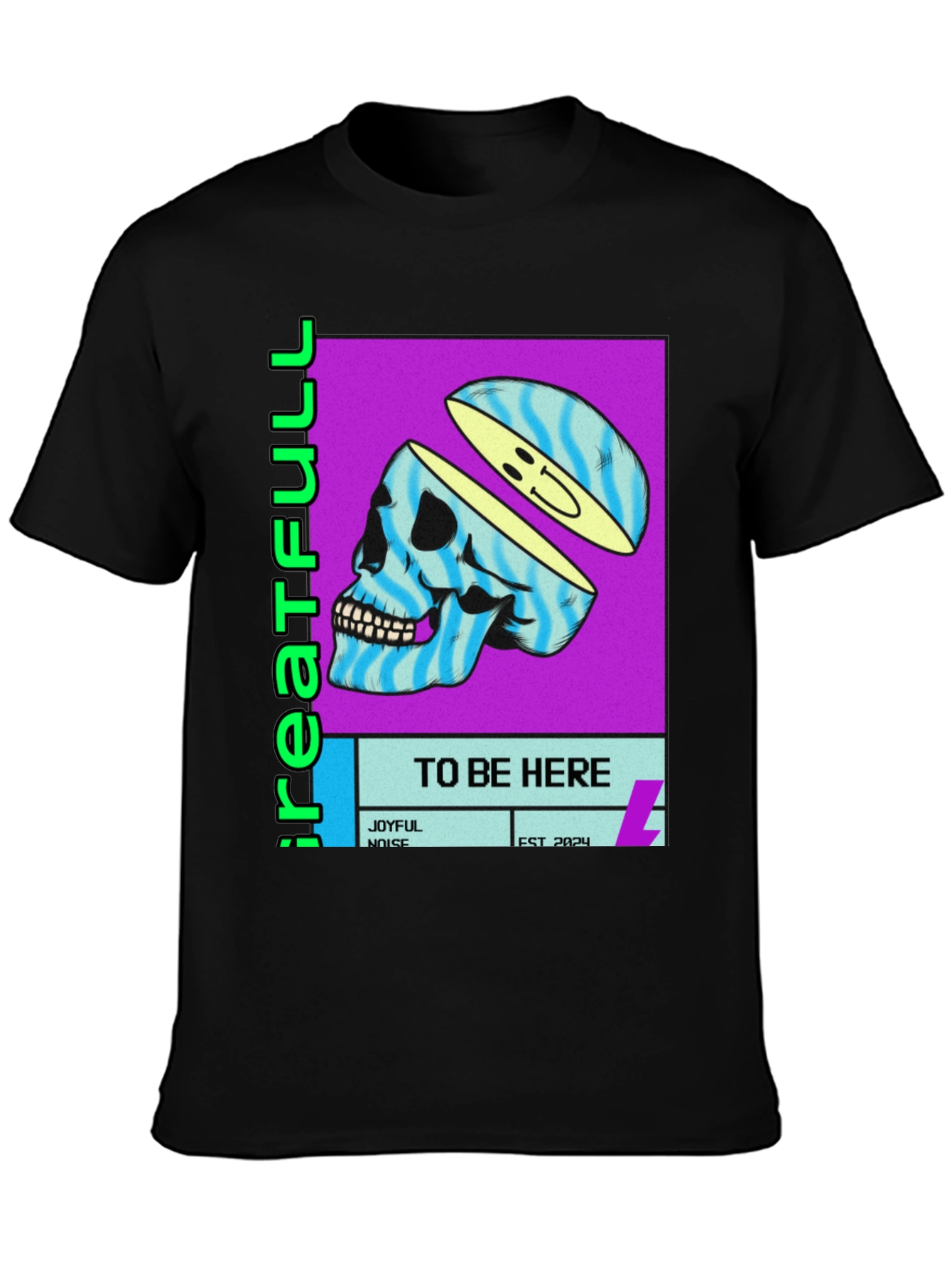 Greatefull Skull Graphic T-Shirt