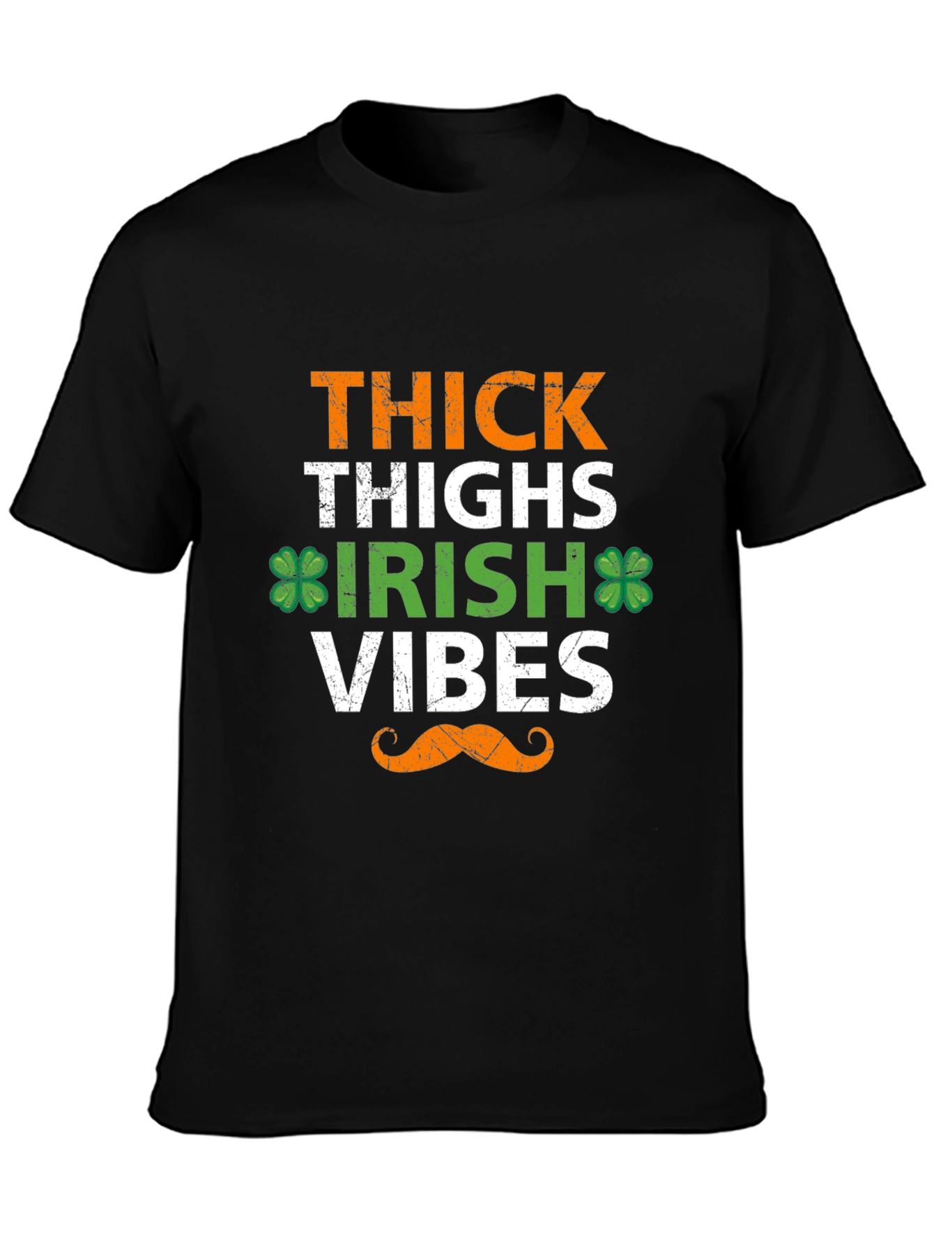Thick Thighs Irish Vibes St. Patricks Day Tee